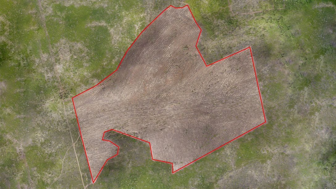 После расчистки